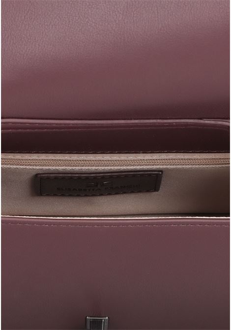 Borsa a tracolla bordeaux da donna con girello logo ELISABETTA FRANCHI | BS11A46E2CG3